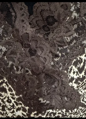 Cato Brown animal pattern lace tank top- large. **Refer to measurements for actual size as tag removed. Gently warn and very good condition. Large is estimated at 19” from armpit to armpit x 23”. Non-smoking home. priced to sell at as is condition. Don’t like my price, make reasonable offer! And thank you for checking my closet. thumbnail 5