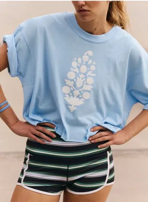 Free people top Blue thumbnail 1