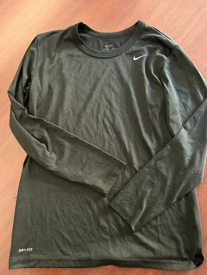 Women’s Nike Long Sleeve Shirt Dri Fit Black M Medium Base Layer thumbnail 1