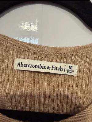 Brown ribbed Abercrombie and Fitch‎ bodysuit thumbnail 2