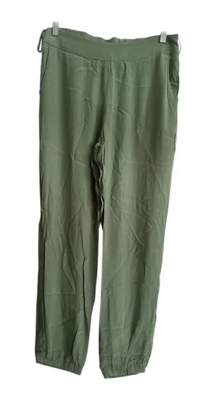 Honey Punch Green Skinny Lightweight Pants thumbnail 1
