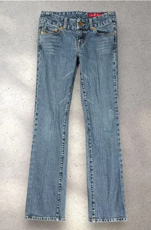 Seven7 Premium Denim Bootcut Jeans Women’s 27 Light Wash Y2K Slim Fit Denim thumbnail 1