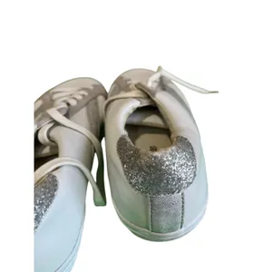 Madewell‎ Leather Sneakers White Gray Low Top Casual Shoes Sz 9 thumbnail 2