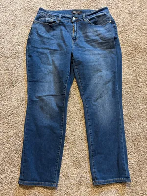 Judy Blue‎ Women’s High Rise Cool Denim Boyfriend Jeans 18W thumbnail 1
