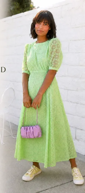GREYLIN Suki‎ Embroidered Midi Dress NWT Free People Size S thumbnail 1