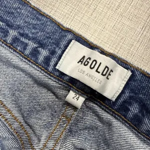 Agolde denim button fly‎ raw hem Ripley jeans size 24 thumbnail 3
