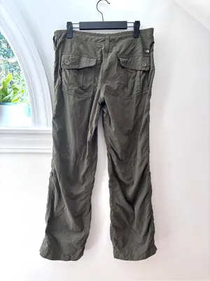 The North Face Womens Green Roll Up Hiking Cargo Pants Size 8 Nylon‎ Gorpcore thumbnail 7