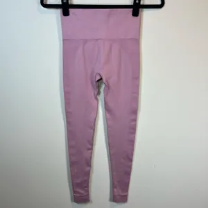Set Active Sculptflex Ribbed Seamless Leggings Lilac Purple Athletic Gym Sz XS/S thumbnail 5