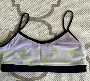 Lululemon black no padding yoga lounge light support bra thumbnail 7