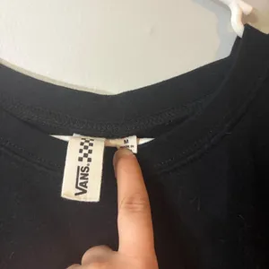 Vans black crewneck sweatshirt with leopard print thumbnail 2