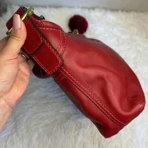 y2k COACH Legacy Red Crossbody Shoulder Bag thumbnail 6