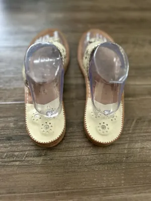 Jack Rogers Westport Navajo Thong Sandal Size 9 Glazed Biscuit Whipstitch Slide thumbnail 6