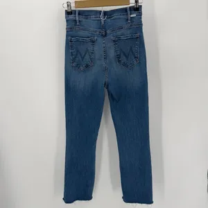 MOTHER Jeans Womens 28 Blue Hustler Ankle Fray Denim Healing Jar 1117-104 thumbnail 2
