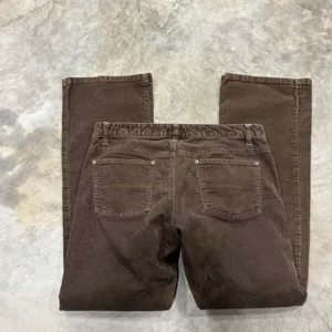 Polo Jeans Co Ralph Lauren Brown Corduroy Pants Womens 10x32 Straight Leg thumbnail 6