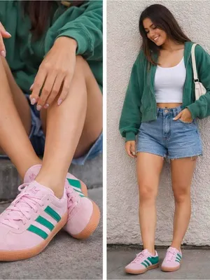 Adidas Originals Gazelle Bold True Pink Green Platform Women’s Size 8.5 Ex Cond thumbnail 3