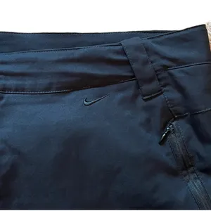 Nike Pants Womens Size L Black Zip Pockets Zip Away Hem Mid Rise Sports Comfort thumbnail 11