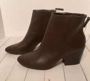 Women’s Ankle Boots, Size 9 Brown thumbnail 4