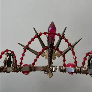 Gothic•Handmade Tiara•Thorns and Roses •Day Of The Dead thumbnail 9
