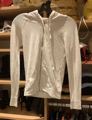 Heather gray hoodie American Eagle thumbnail 1