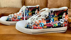 Broadway Theater Movie Themed High Top Sneakers thumbnail 1