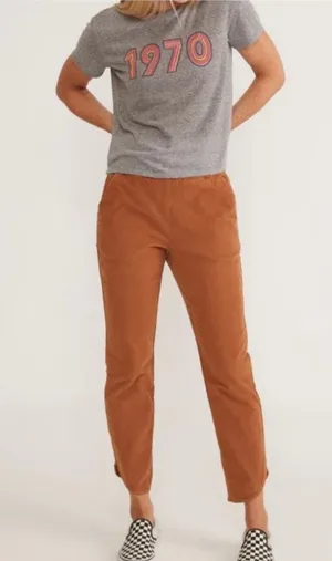 Marine Layer Allison Corduroy Pull On Pant thumbnail 1