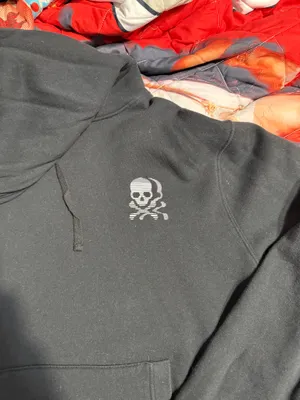 Soul by soulcycle black skull graphic hoodie thumbnail 2