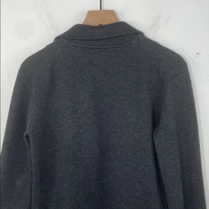 J.Crew Merino Wool Blend Open Front Cardigan Jacket Charcoal Gray Small thumbnail 6
