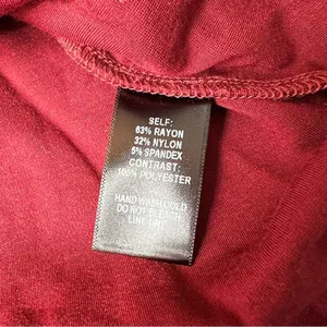 Lulus Yes‎ to the Mesh Wine Red Half Sleeve Skater Mini Dress Size S thumbnail 9