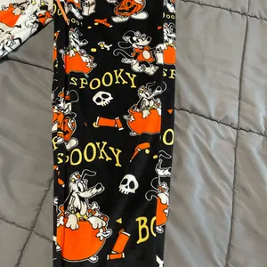 Disney Mickey Mouse Women's Halloween Joggers Fleece Pajama Pants 4-6 Small 3629 thumbnail 4
