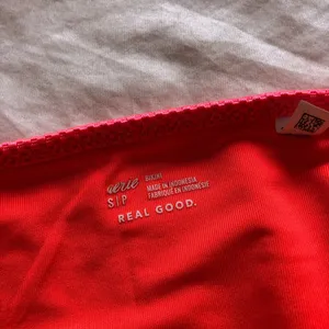 Aerie Bikini Swimsuit Set Bikini Top and Bottom Bottoms Bright Salmon Small thumbnail 6
