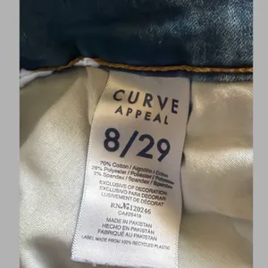 Curve Appeal Curve Creator Women High Rise Bootcut Jeans 8/29 Blue Medium Wash thumbnail 5