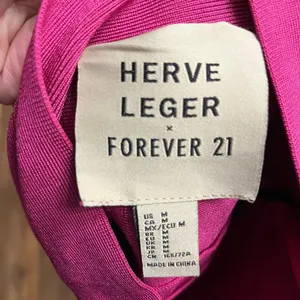 Hervé Léger x Forever 21‎ collection, bandage mini skirt size medium pink thumbnail 8