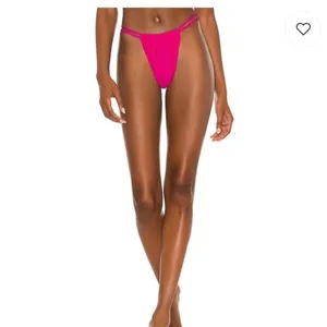 NWT Superdown x Revolve Hazel Bikini Bottom hot pink high waist thong bikini XXS thumbnail 2