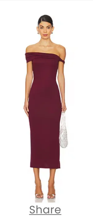 Revolve Dress Maxi Red thumbnail 1