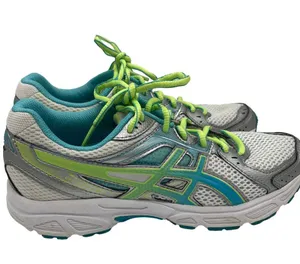 ASICS Gel-Contend 2 Women's Athletic Sneakers - White/Turquoise/Sharp Green - 7 thumbnail 5