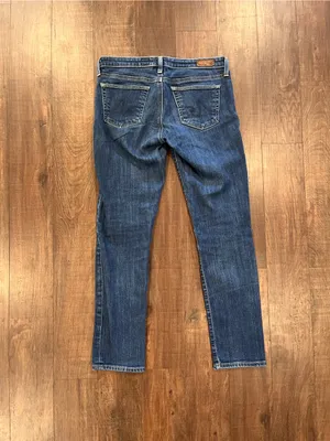 AG Adriano Goldschmied The Stilt Cigarette Leg Skinny Jeans 27R Dark Wash thumbnail 6