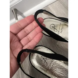 $129 Adrianna Papell Women's Black Hanah Mesh Slingback Sandal Shoe‎ Size US 10M thumbnail 5