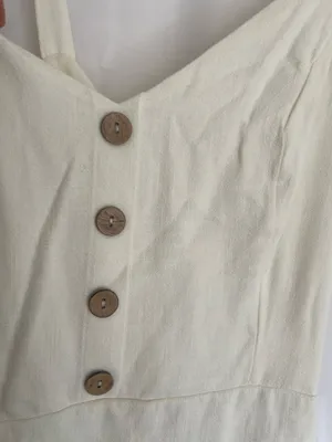 Newbury Kustom White Button-Front Mini Dress thumbnail 4