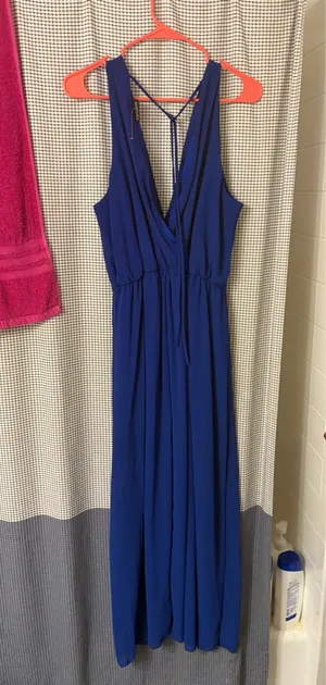 Zenobia Blue Formal Dress thumbnail 2