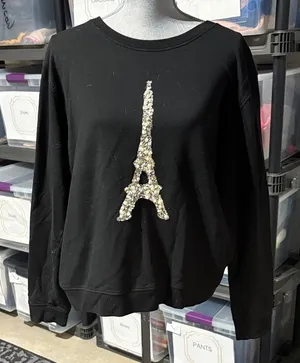 Karl Lagerfeld Eiffel Tower Sweatshirt - Size XL thumbnail 1