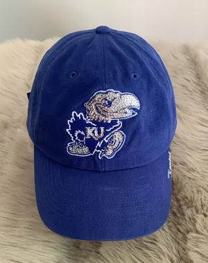 47’ Brand Womens Kansas Jayhawks Sequin Hat thumbnail 1