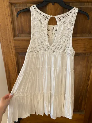 Altar'd State White Dress thumbnail 4