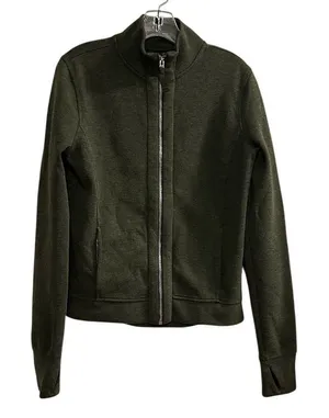 Victoria's Secret‎ Women's Green Mock Neck Full Zip Jacket Size S thumbnail 1