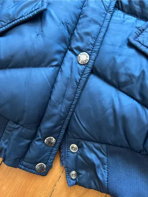 The North Face Puffer Ski Jacket vintage goose down xs blue thumbnail 3