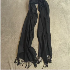 Pashmina Scarf Fringe Trim Wrap 100% Pashmina Black Unisex Adult thumbnail 5