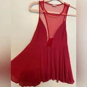 Free People by Intimately Blouse Romantic Mesh Cami Quiet Luxury Boho Parisian S thumbnail 4