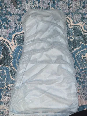 Windsor mutter blue sparkle ruched mini dress thumbnail 1