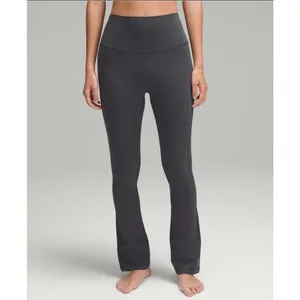 Lululemon Align High-Rise Mini-Flared Pant 28" Graphite Grey size 8 thumbnail 2