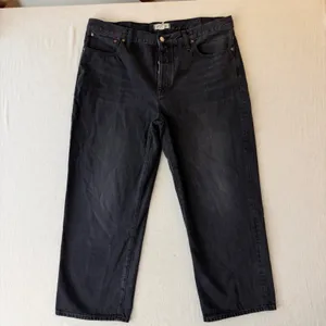 Madewell Low Slung Straight Denim Jeans Womens 33 Faded Black thumbnail 4