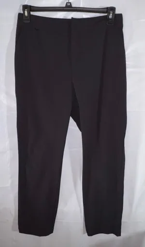 FIGSPRO Womens Black Scrub Pants Large Tapered Leg Nursing Career Work Stretch thumbnail 1